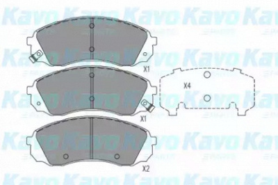 KAVO PARTS kbp4024 -  Комплект тормозных колодок, дисковый тормоз